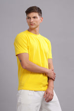 Yellow Round Neck T-shirt