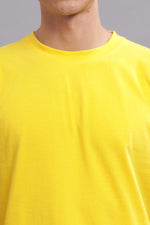 Yellow Round Neck T-shirt