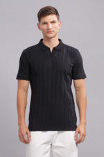 Charcoal Black Vibe Shift Polo