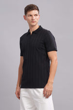 Charcoal Black Vibe Shift Polo