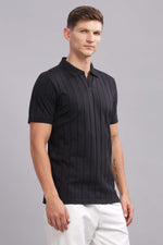 Charcoal Black Vibe Shift Polo