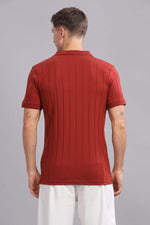 Harisa Red Vibe Shift Polo