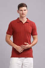 Harisa Red Vibe Shift Polo