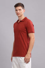 Harisa Red Vibe Shift Polo