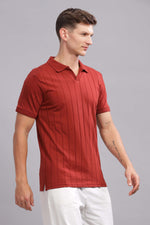 Harisa Red Vibe Shift Polo