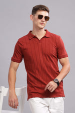 Harisa Red Vibe Shift Polo