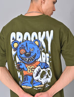 Spooky Bear Oversized Tee - Hauntingly Cozy Comfort, Frighteningly Fun Style